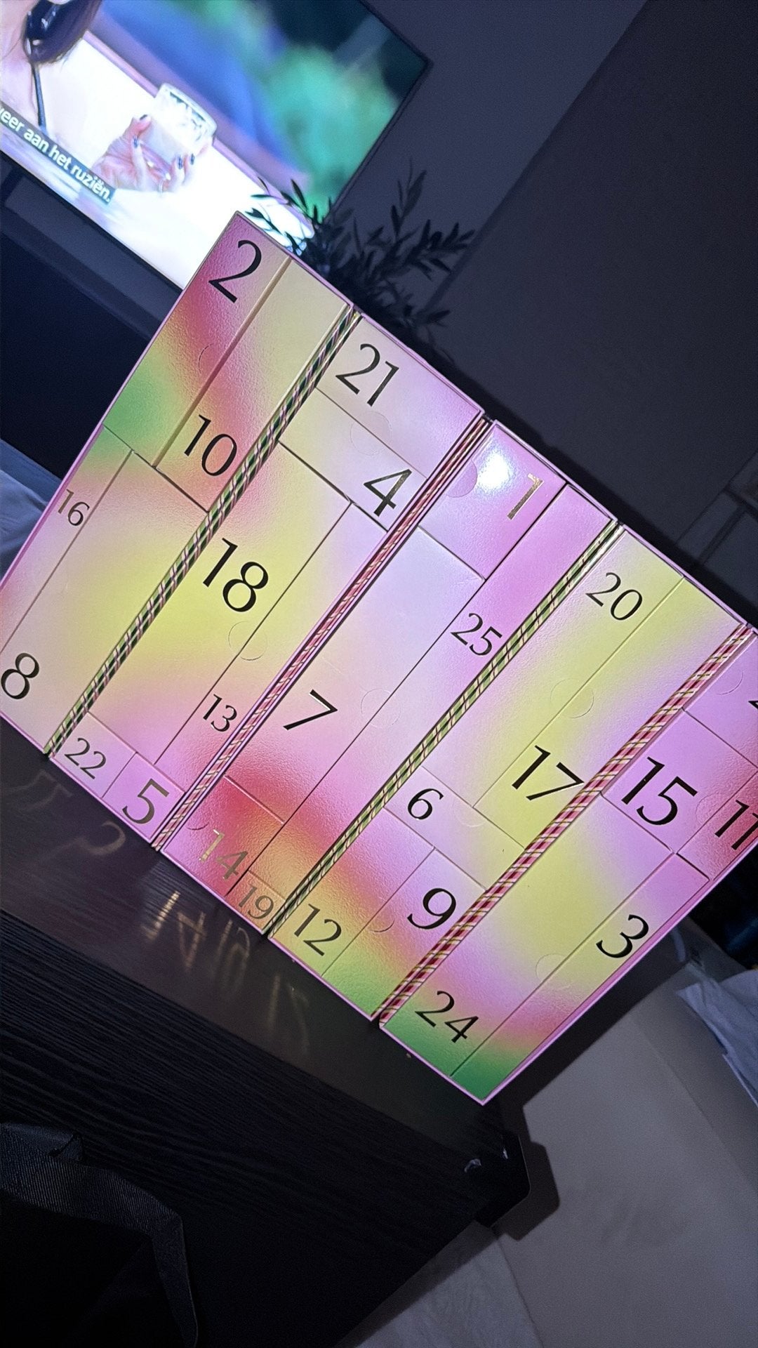 Lege advent kalender bijenkorf + 2787 Mosaique Eau de Parfum, Ophalen of Verzenden, Zo goed als nieuw, Minder dan 50 cm