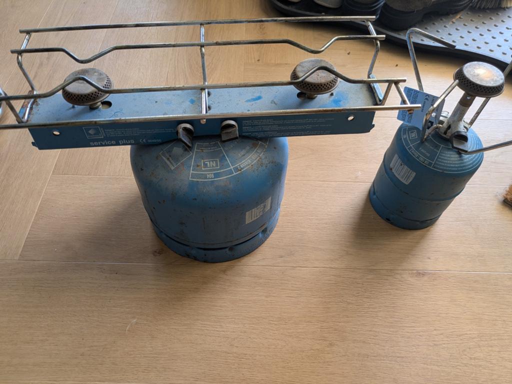 Campingaz gasbranders, Ophalen, Gebruikt