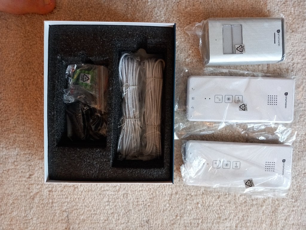 SmartWares Deurintercom Audio + Deuropener, Nieuw in Doos, Ophalen of Verzenden, Nieuw, Overige merken, Overige typen