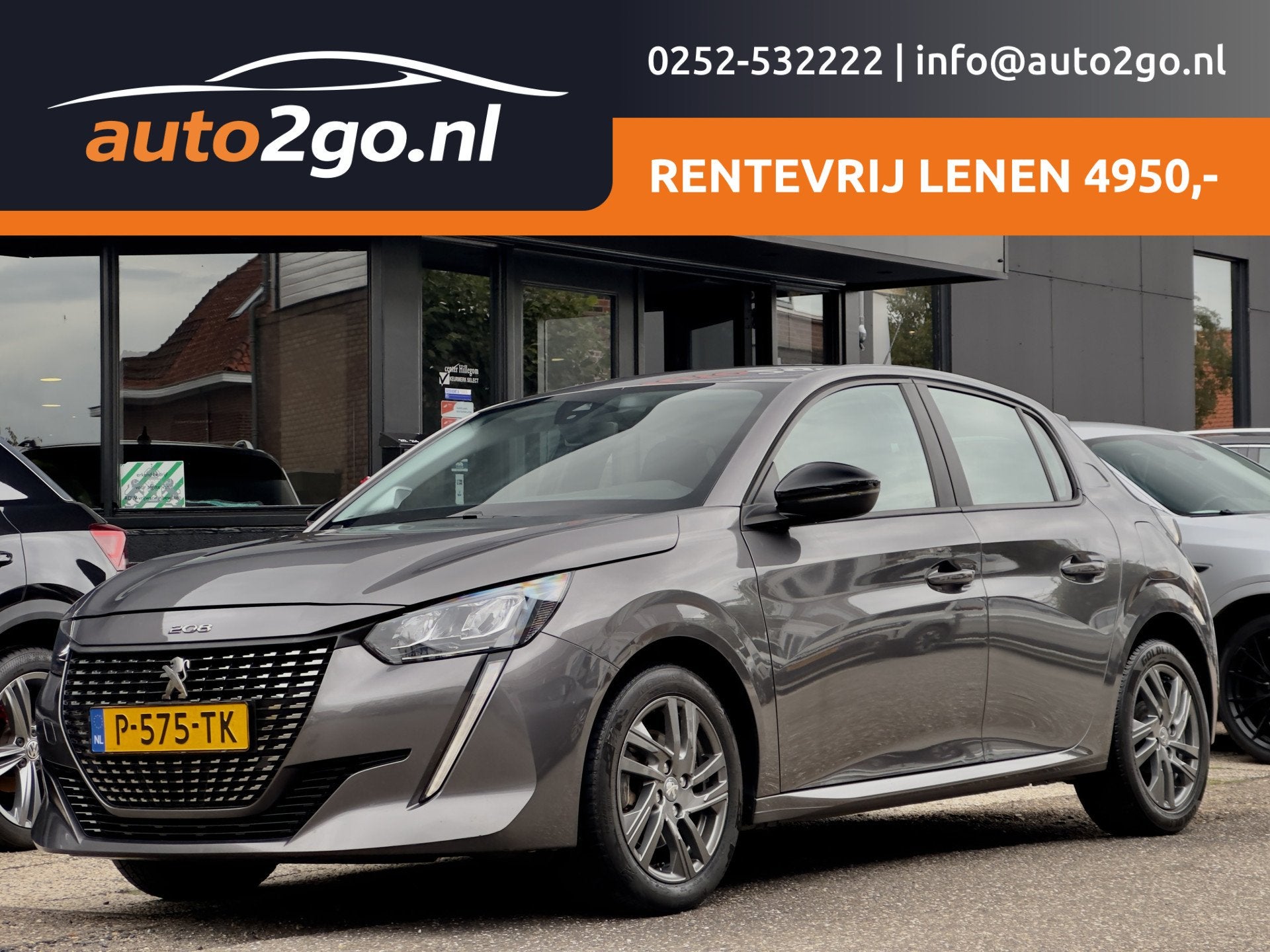 Peugeot 208 1.2 ACTIVE PACK 138D.KM AIRCO APPLE-CARPLAY LED, Voorwielaandrijving, Dealer onderhouden, 101 pk, Gebruikt