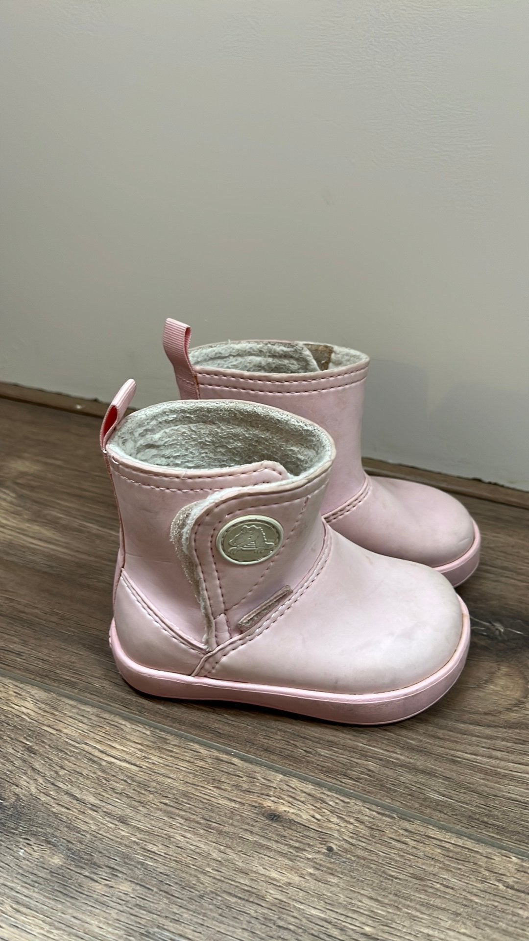 Crocs roze regenlaarsjes maat 23, Gebruikt, Meisje, Laarsjes, Ophalen of Verzenden