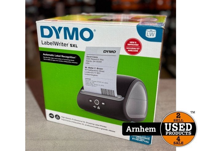Dymo LabelWriter 5XL | In doos, Flex Ltd., Zo goed als nieuw, https://flex.com/contact-us, Nobelstraat 10, 5807 GA Oostrum LB, Limburg, Nederland