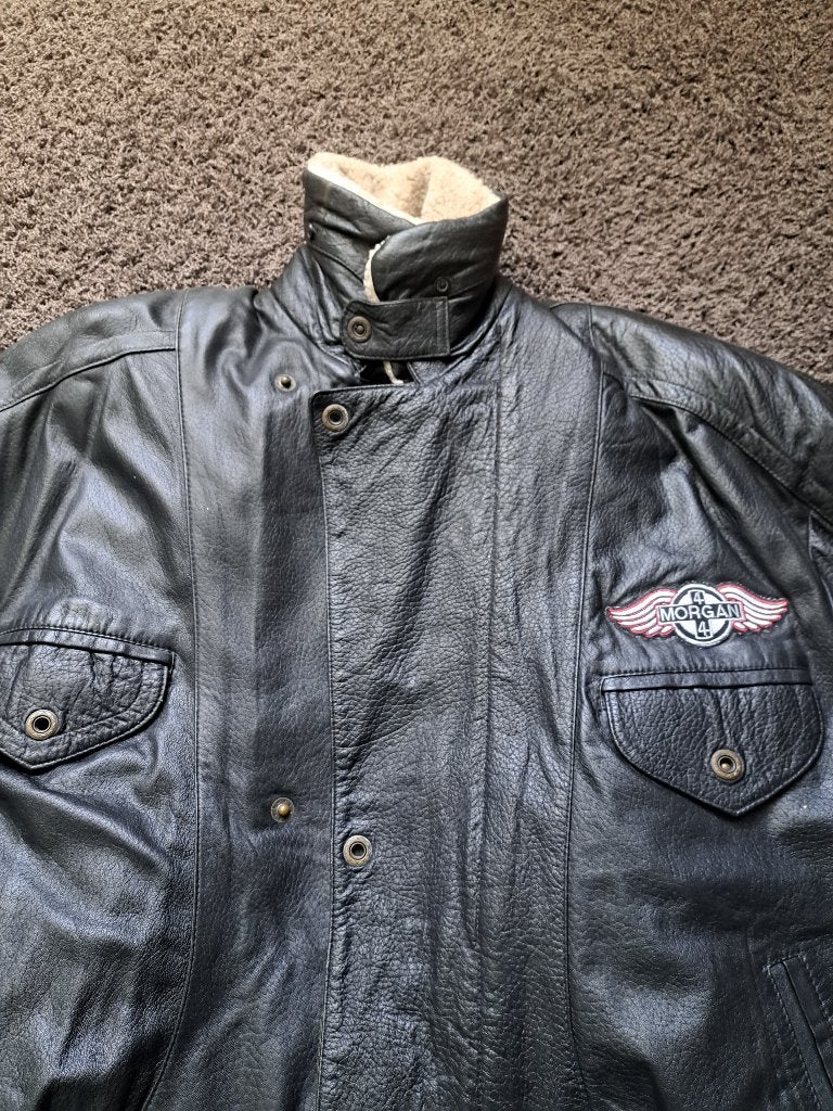 Leren jas met uitneembare voering, Ophalen of Verzenden, Nieuw, Maat 48/50 (M), Zwart