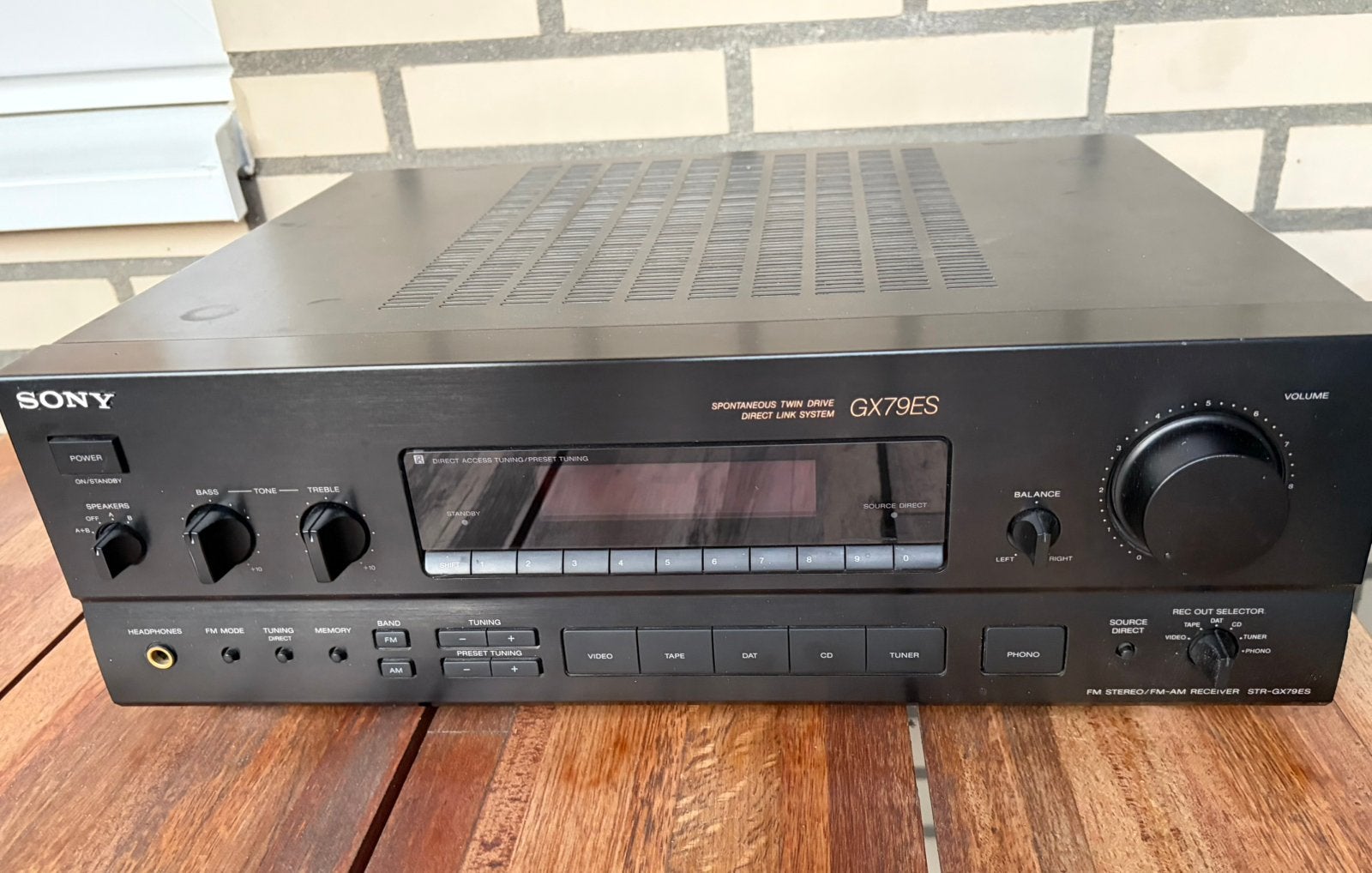 SONY Receiver STR-GX 79 ES, Audio, Tv en Foto, Versterkers en Receivers, Gebruikt, Ophalen of Verzenden, 60 tot 120 watt, Sony