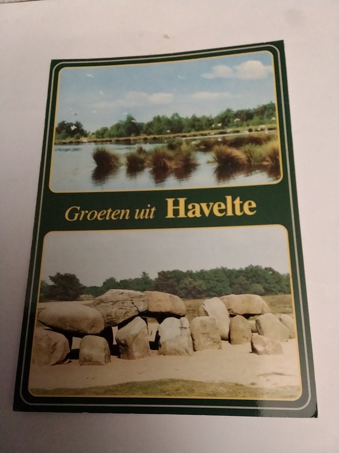 Ansichtkaart Groeten uit Havelte -  hunebed, Verzamelen, Ophalen of Verzenden, 1980 tot heden, Ongelopen, Drenthe