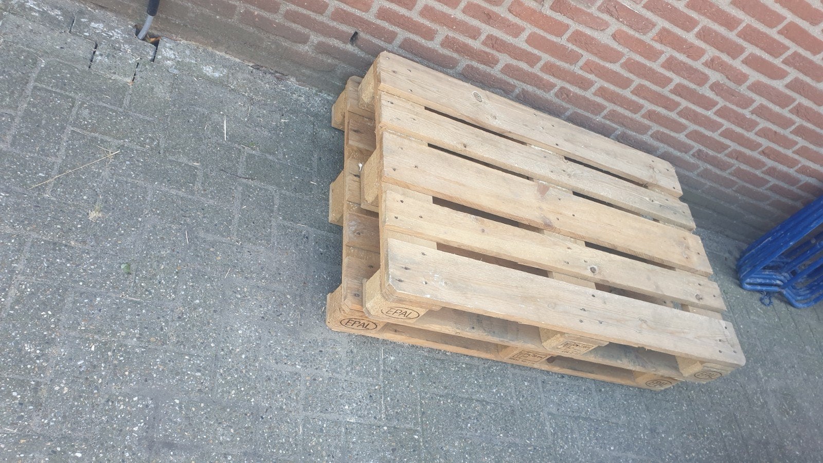 euro pallet 5st, Ophalen, Zo goed als nieuw, 50 mm of meer, Minder dan 200 cm