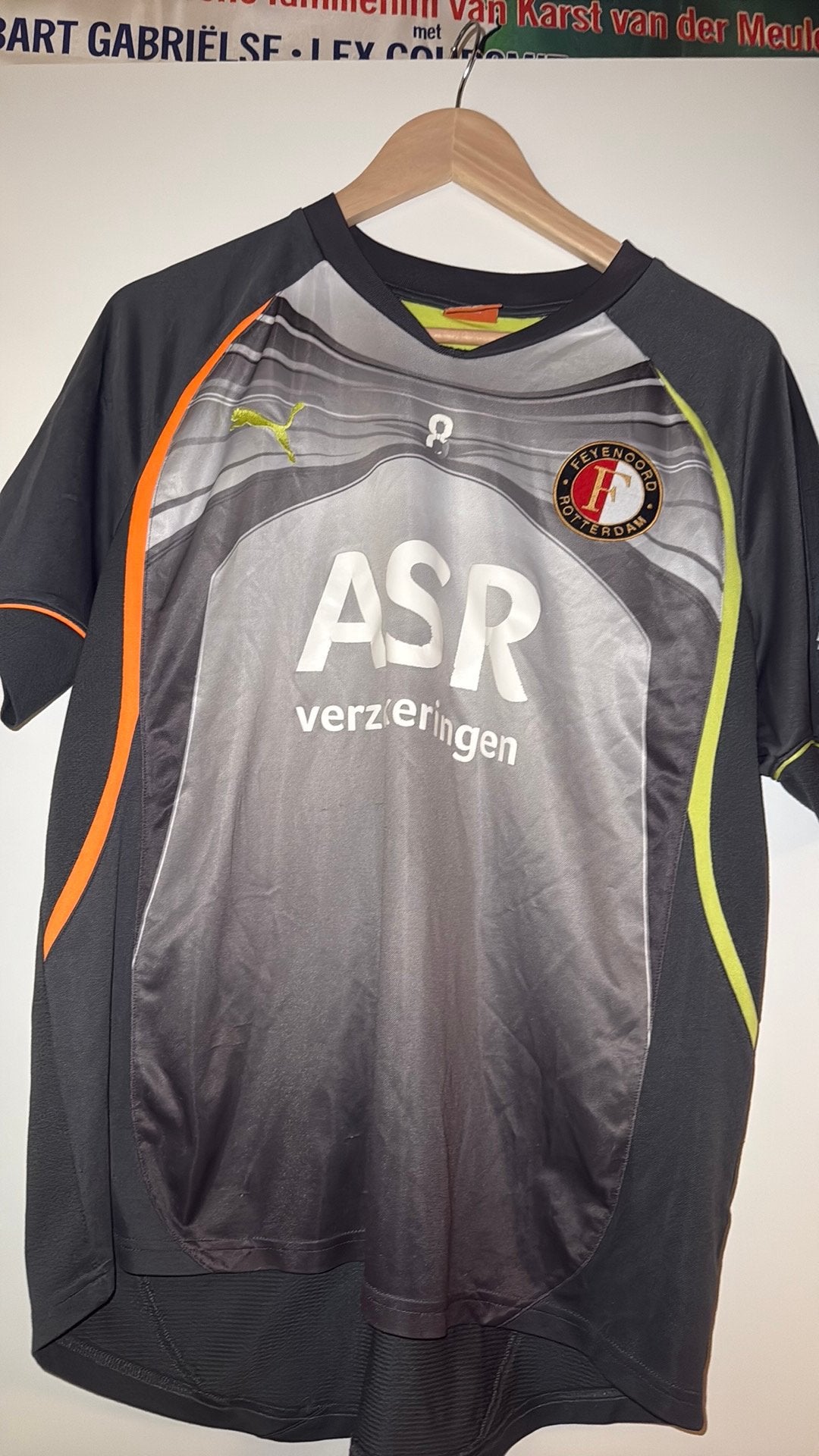 Feyenoord shirt training Leroy Fer, Ophalen of Verzenden, Zo goed als nieuw, Maat 56/58 (XL), Voetbal