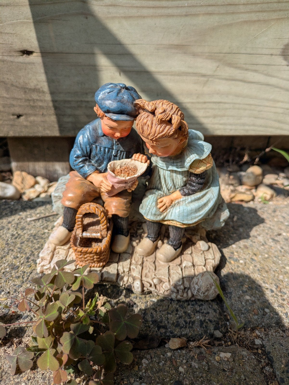 Ot en sien eten snoep ( middelgroot beeld) met boekje, Ophalen of Verzenden