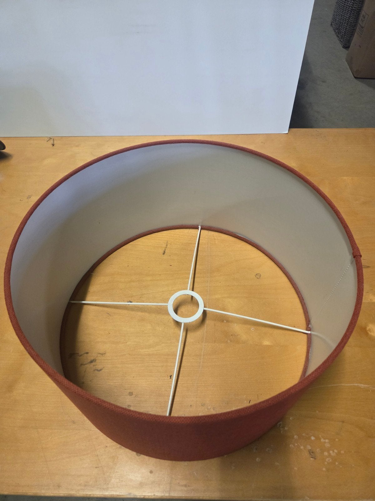 Lampenkap Oranje, Ophalen of Verzenden, Rond, 25 tot 50 cm