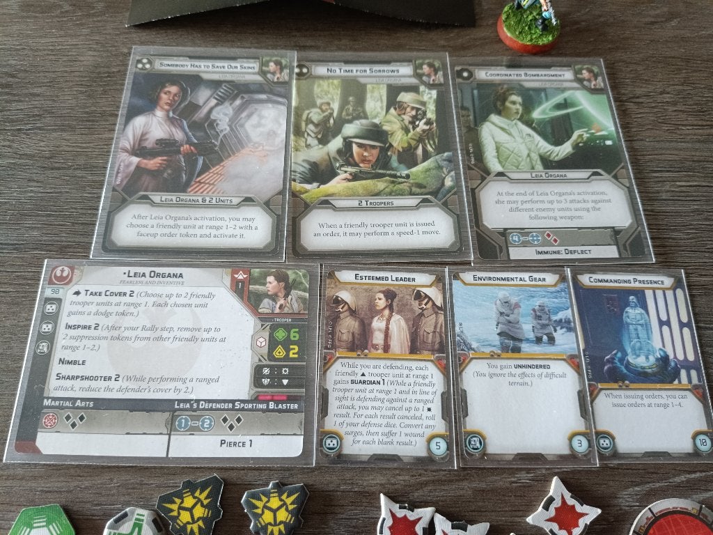 Star wars legion lea organa uitbreiding, Figuurtje(s), Overige soorten, Ophalen of Verzenden, Zo goed als nieuw