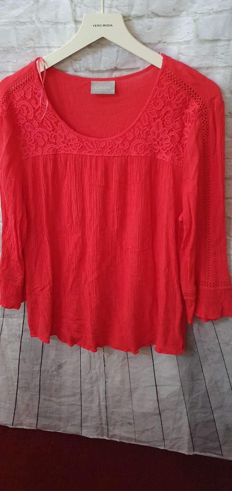 Nieuwe Canda Premium Blouse met Kant - Maat 42, Verzenden