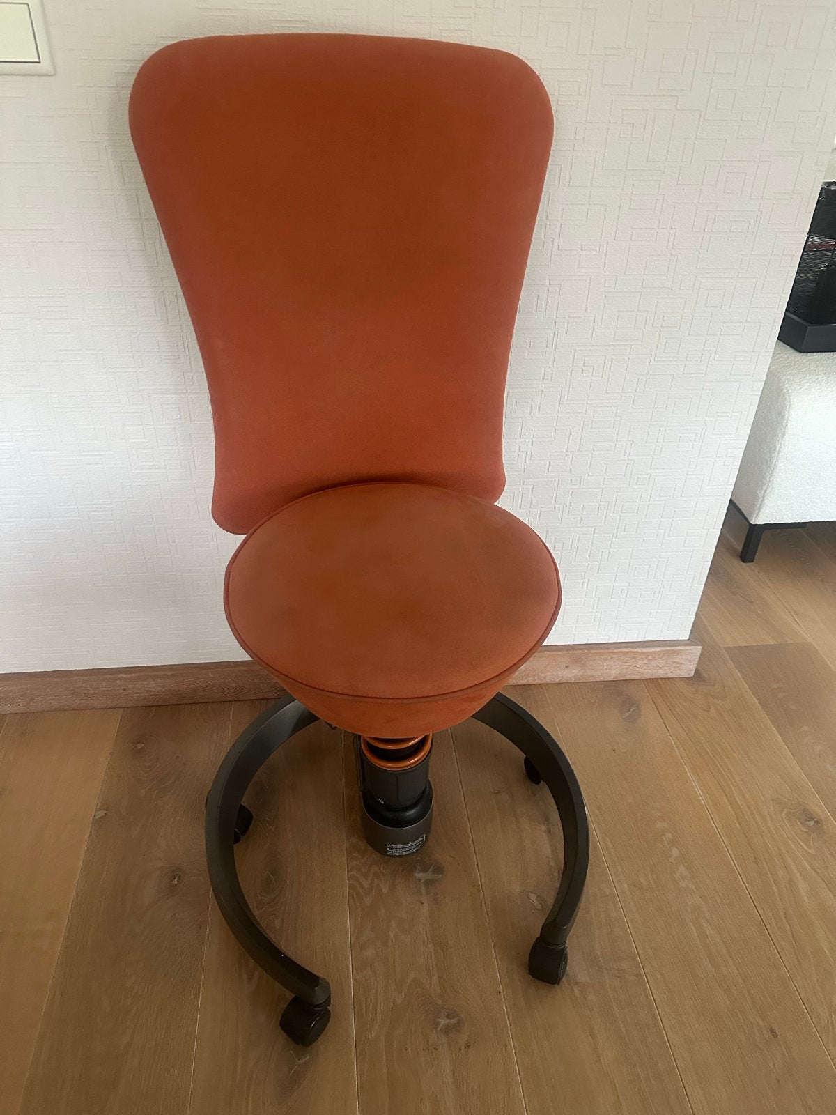 Aeris Swopper Bureaustoel met Rugleuning - Ergonomisch, Gebruikt, Oranje, Ophalen of Verzenden, Bureaustoel