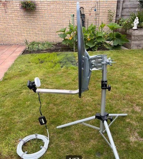Complete schotel antenne voor Canal Digitaal Net en Duo LNB., Audio, Tv en Foto, Schotelantennes, Ophalen of Verzenden, Zo goed als nieuw