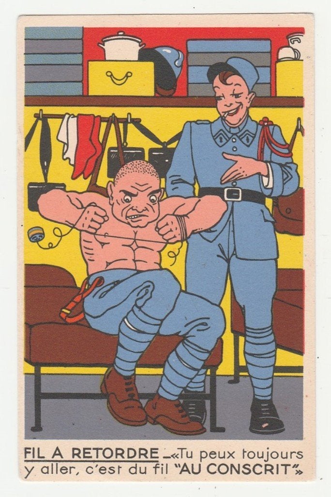 Reclame.  Au Conscrit., Verzenden, 1920 tot 1940, Ongelopen, Overige thema's