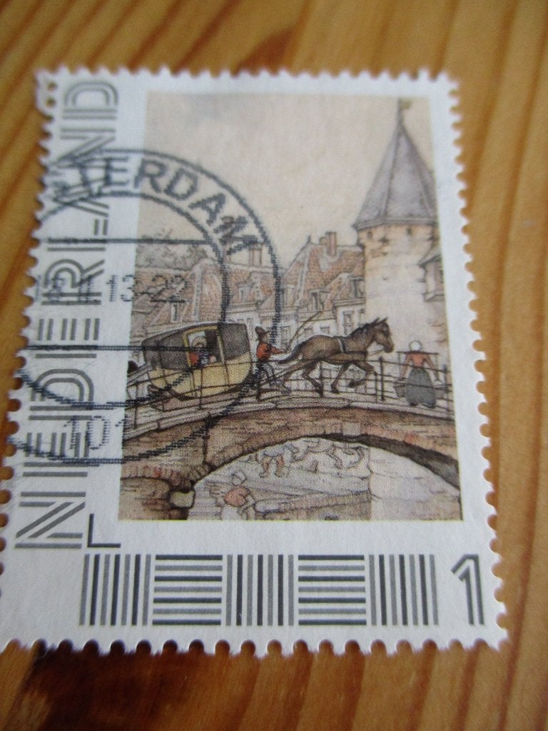 postzegel, Ophalen of Verzenden, Gestempeld