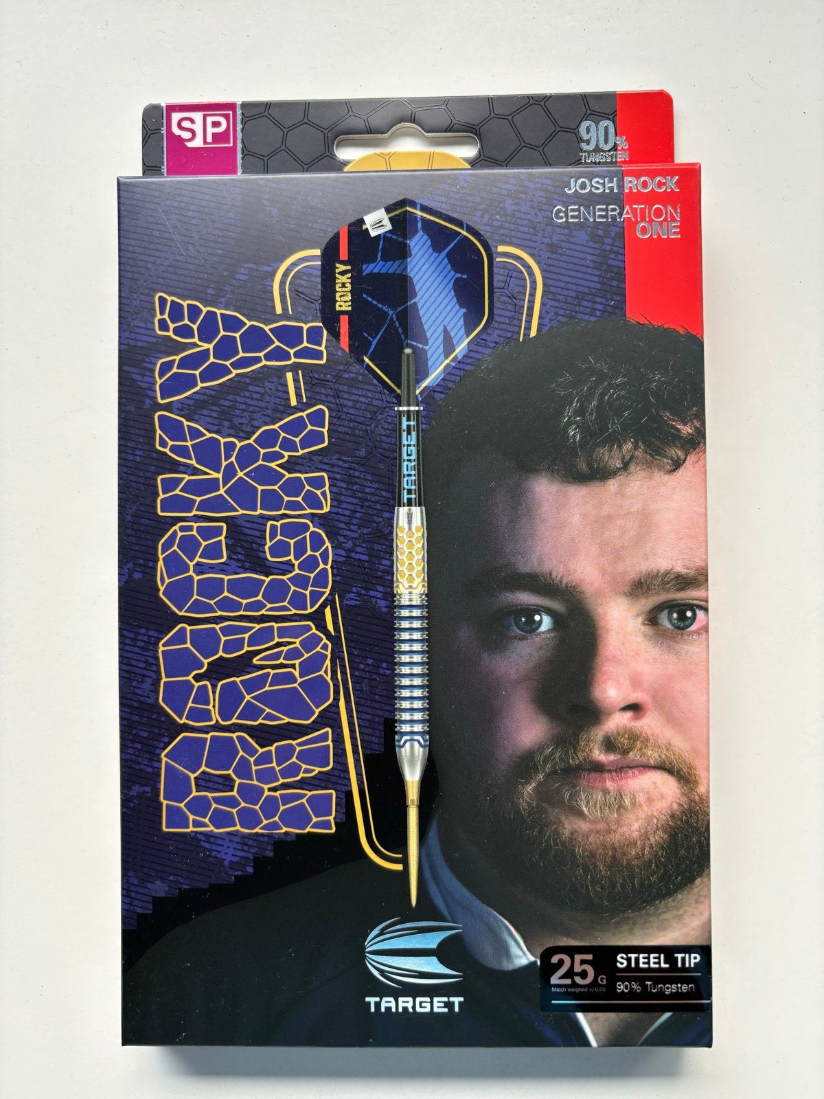 Target dartpijlen Josh Rock Generation One 25g Steel Tip, Ophalen of Verzenden, Nieuw, Pijlen