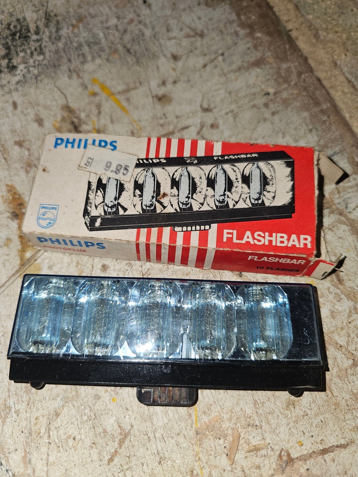 Vintage Philips Flashbar voor camera's - Nieuw in doos, Ophalen of Verzenden, Nieuw, Overige merken