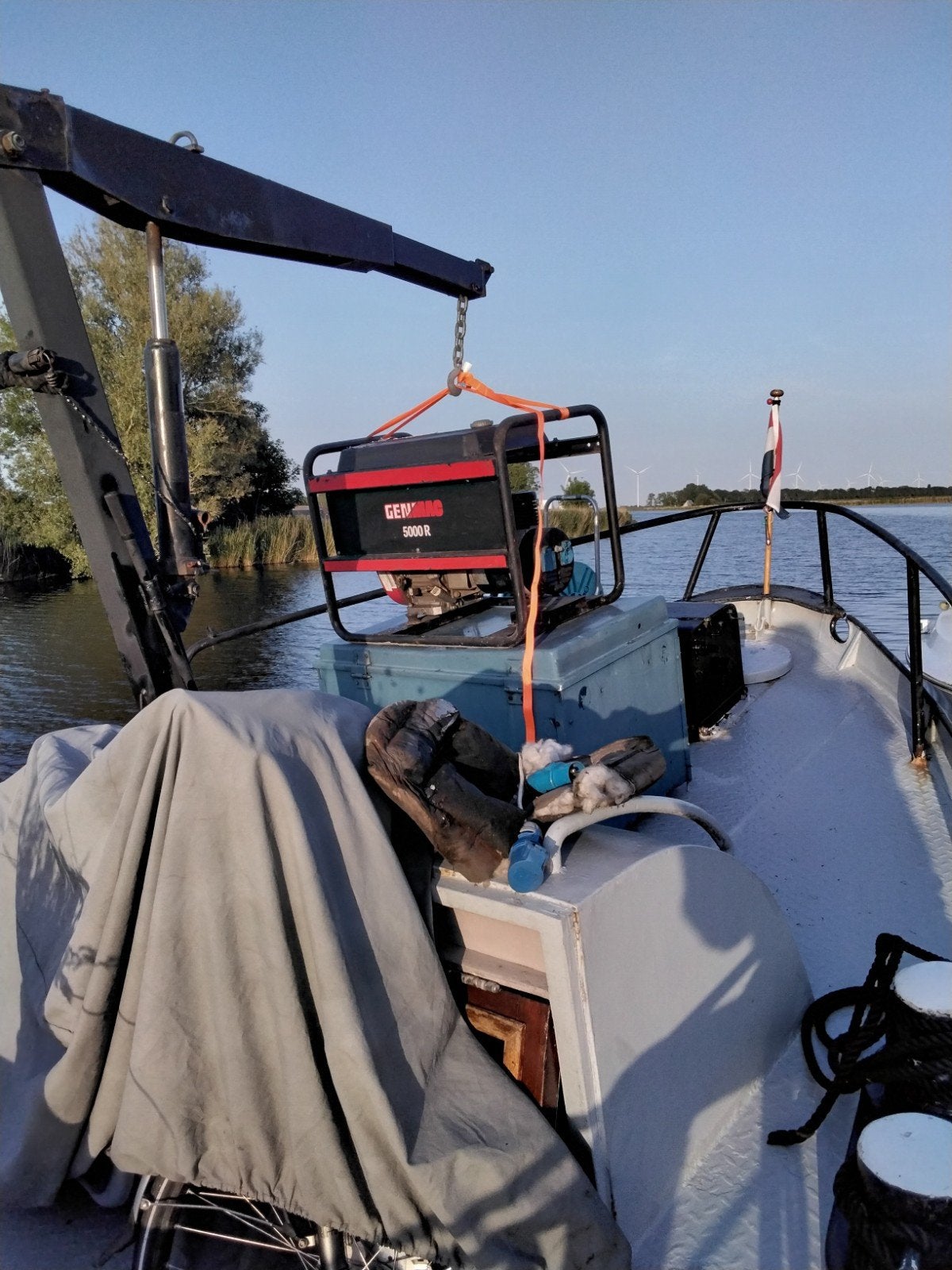 Aggregaat, Genmac 5000 R, perfecte staat,, Doe-het-zelf en Verbouw, Aggregaten, Ophalen, Gebruikt, Minder dan 5 kVA, Benzine