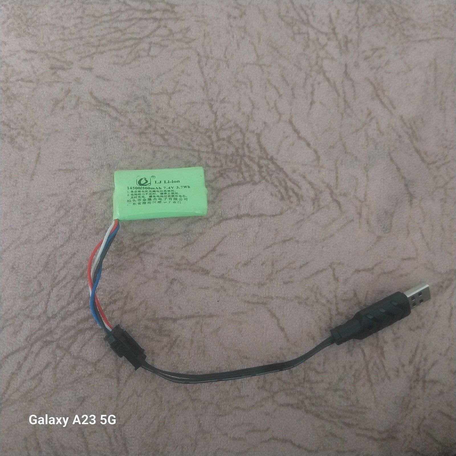 14500/500mAh 7.4 3.7WhLJ Li-ion, Ophalen