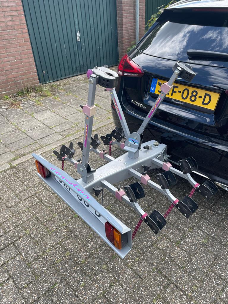 Condor Trekhaak Fietsendrager voor 3 Fietsen, Ophalen of Verzenden, 3 fietsen of meer, Gebruikt, Trekhaakdrager