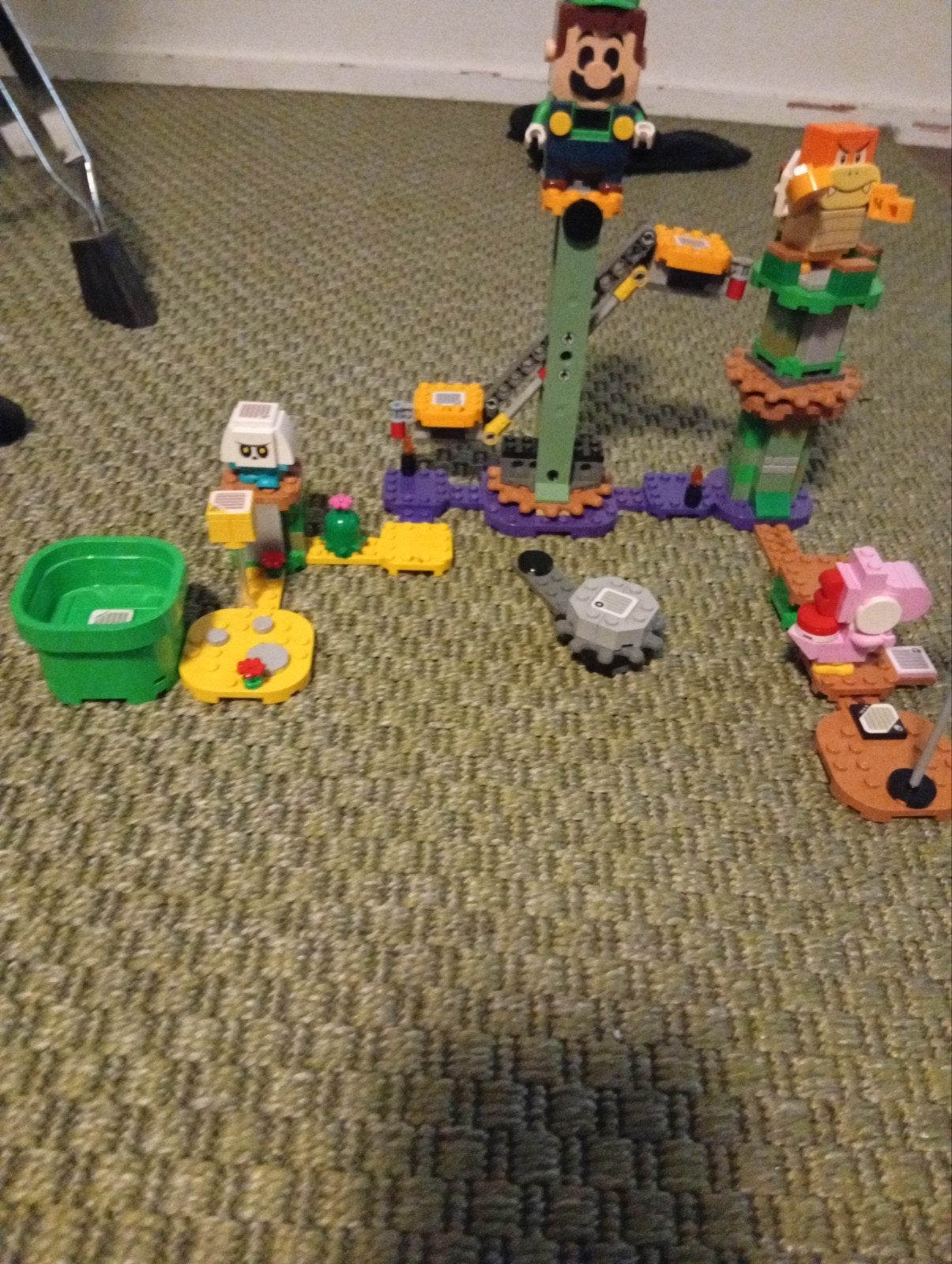 Lego super mario Luigi starter set to, Gebruikt, Lego, Ophalen of Verzenden, Compleet
