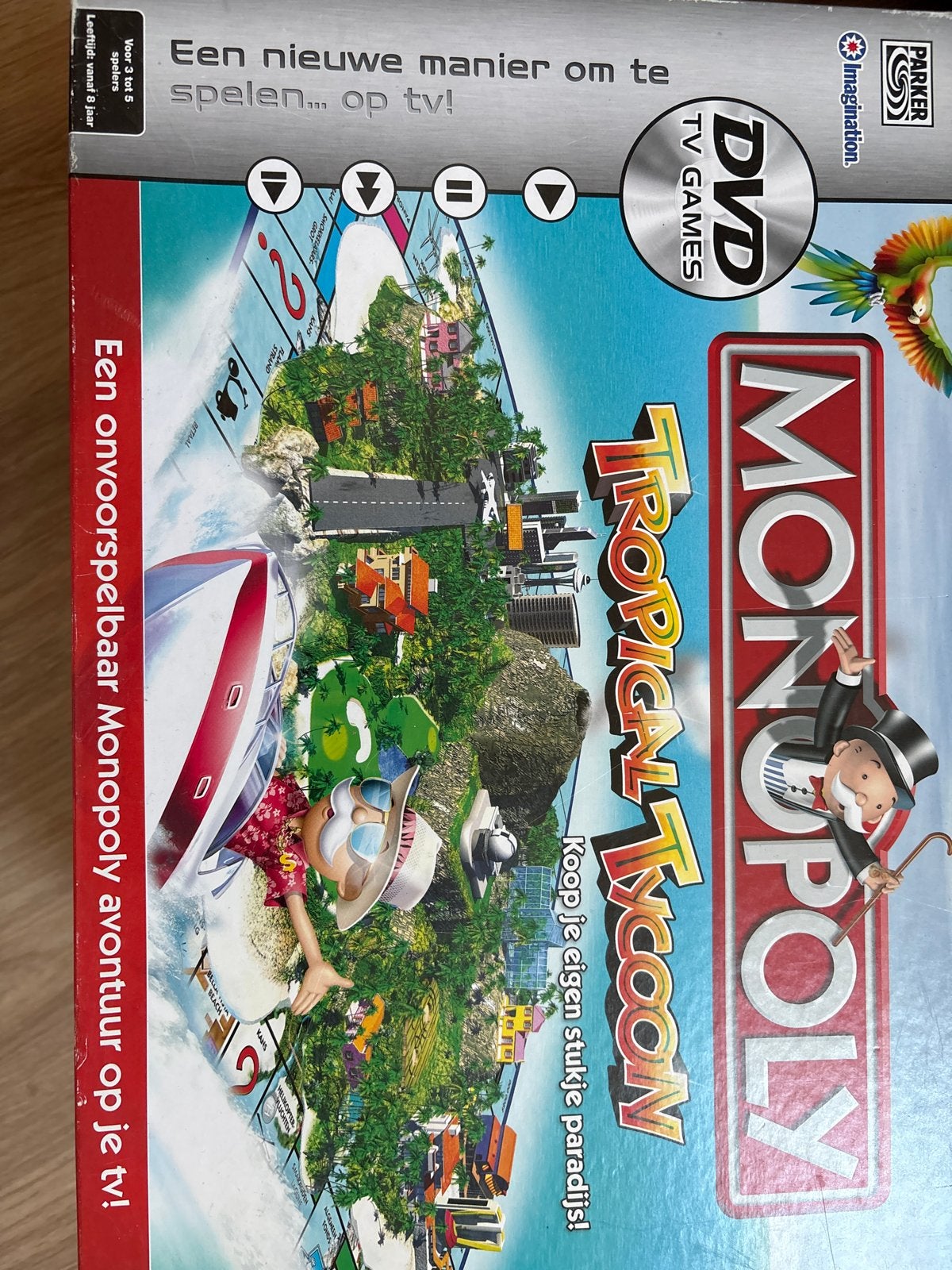 Monopoly Tropical Tycoon DVD TV Games, Spelcomputers en Games, Gebruikt, Eén computer, Ophalen of Verzenden, 3 spelers of meer