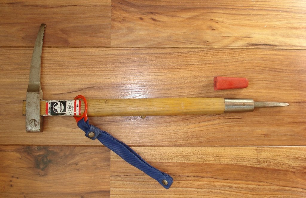 Antieke ijsbijl met houten steel (ongebruikt), Sport en Fitness, Ophalen of Verzenden, Nieuw, Overige typen