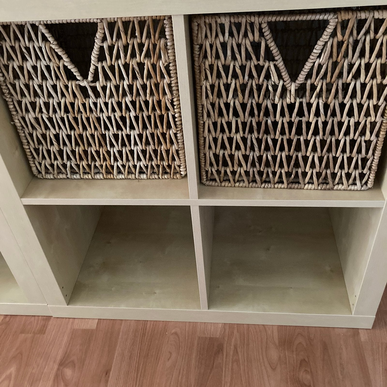 IKEA KALLAX kast 4 vakken - licht eiken, Huis en Inrichting, Ophalen, Met plank(en), Gebruikt, 50 tot 100 cm
