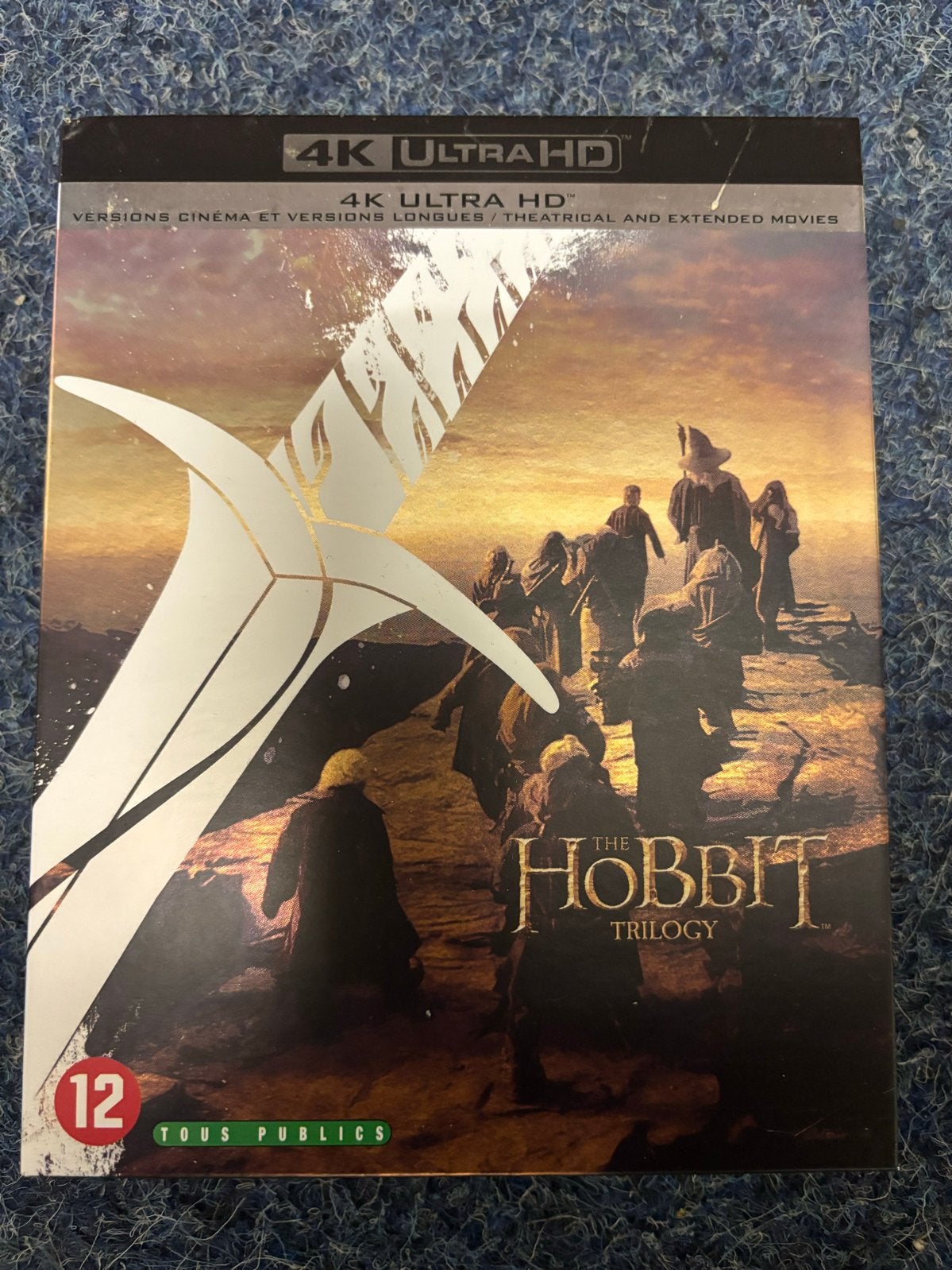The Hobbit Trilogie 4K Ultra HD Boxset, Cd's en Dvd's, Blu-ray, Zo goed als nieuw, Science Fiction en Fantasy, Boxset, Ophalen of Verzenden