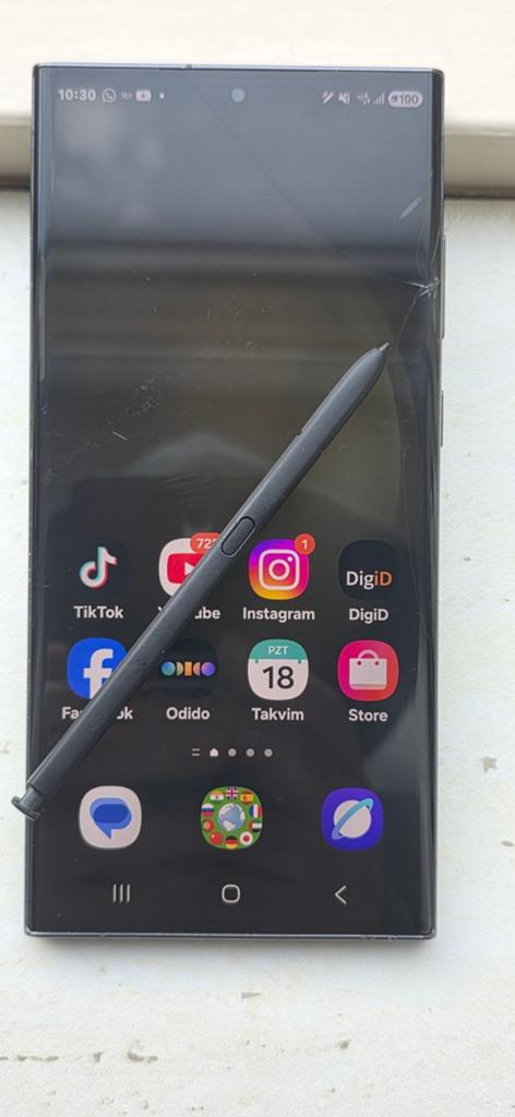 Samsung Galaxy S23 Ultra 256GB Groen - Perfect werkend, Gebruikt, Overige kleuren, Touchscreen, Ophalen of Verzenden