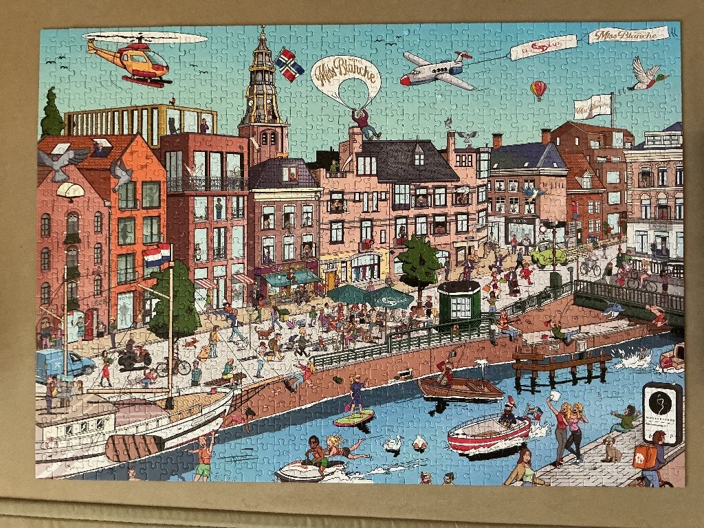 Puzzel  Hoge der A Groningen, Ophalen of Verzenden, 500 t/m 1500 stukjes, Zo goed als nieuw, Legpuzzel
