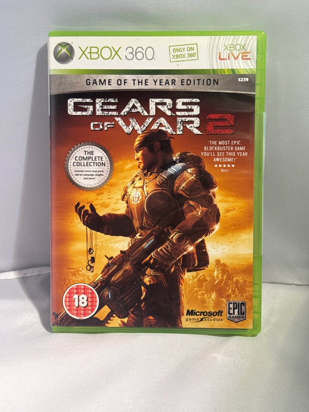 Gears of War 2 - Game of the Year Edition, Online, Vanaf 18 jaar, Shooter, 1 speler