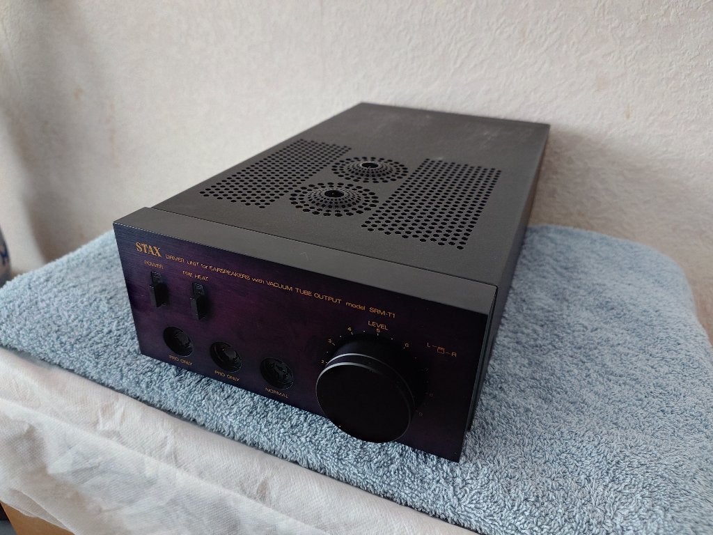 Stax SRM-T1 buizen hybride versterker, Ophalen of Verzenden, Gebruikt, Overige merken