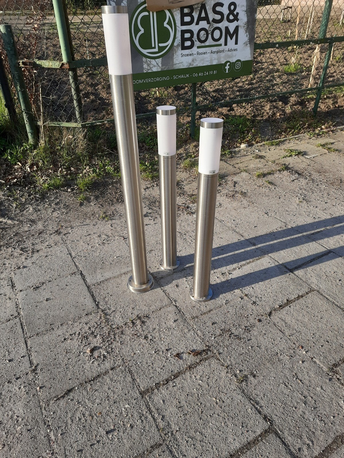 3 stuks buitenlampen., Doe-het-zelf en Verbouw, Steigers, Ophalen, Nieuw, Overige typen, Minder dan 2 meter