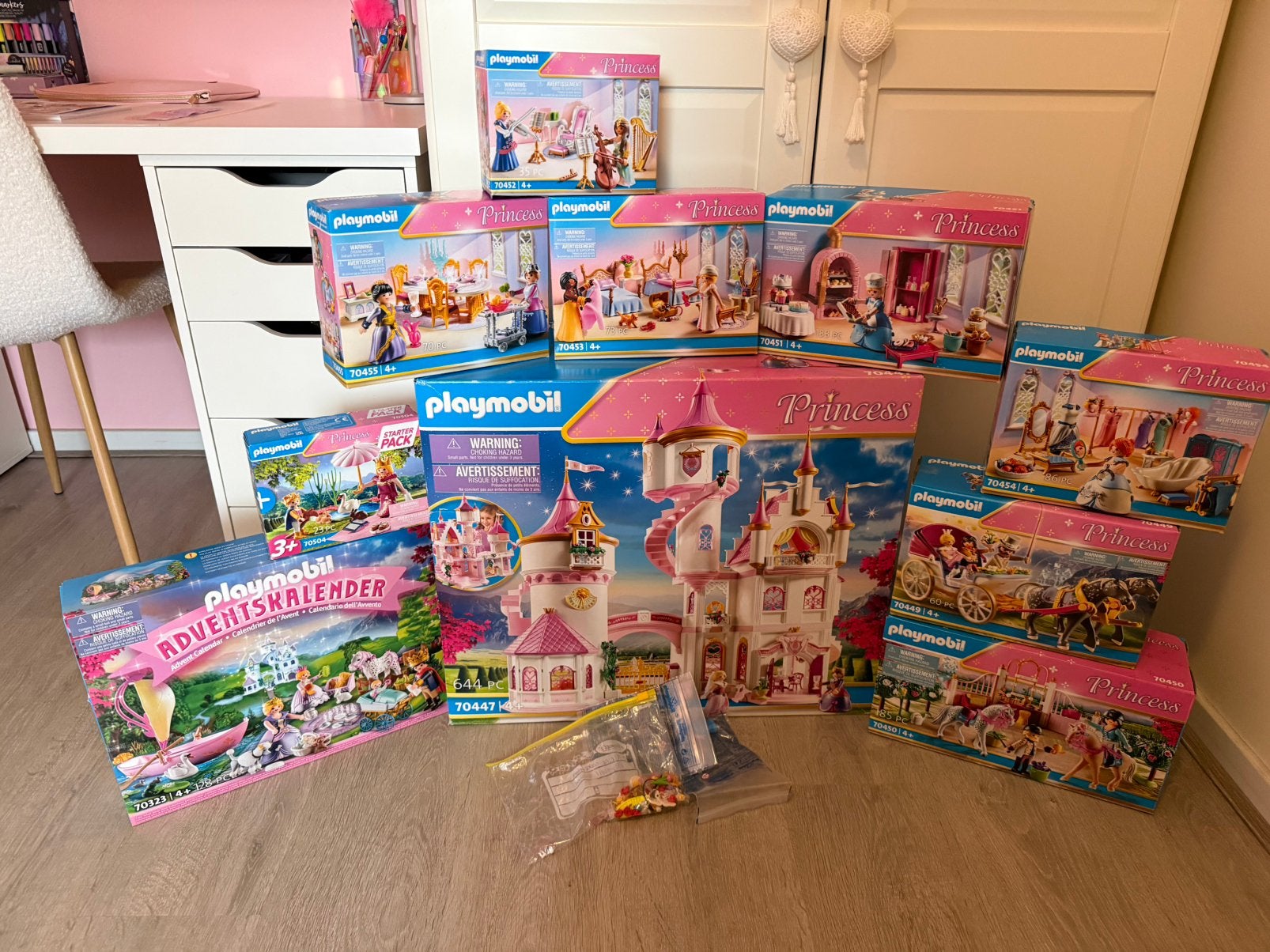 Groot playmobil princess kasteel mega compleet, Ophalen, Complete set, Zo goed als nieuw, Kasteel/Fort