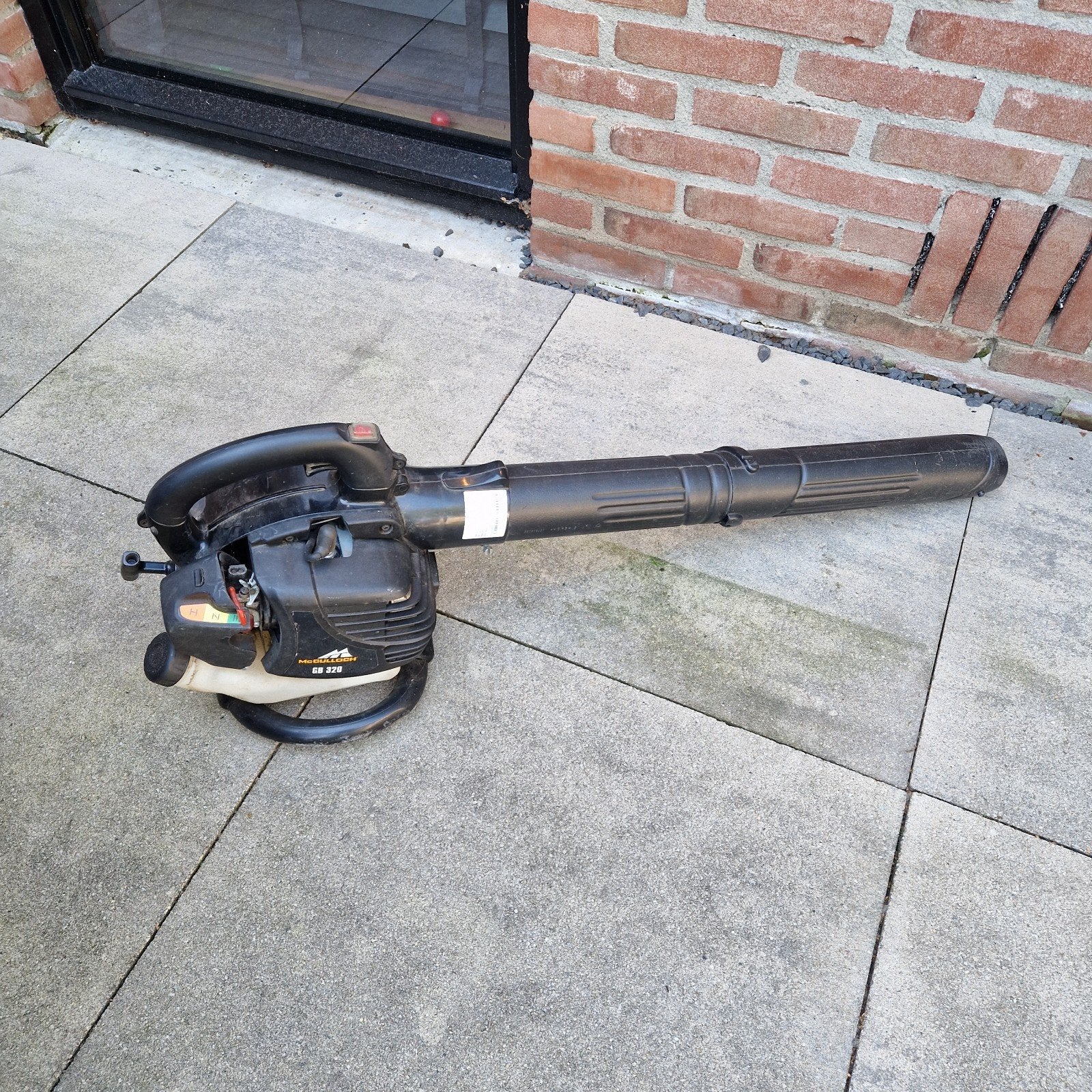 Mc Culloch gb 320 bladblazer benzine, Tuin en Terras, Ophalen, Benzine, Gebruikt, Handgedragen