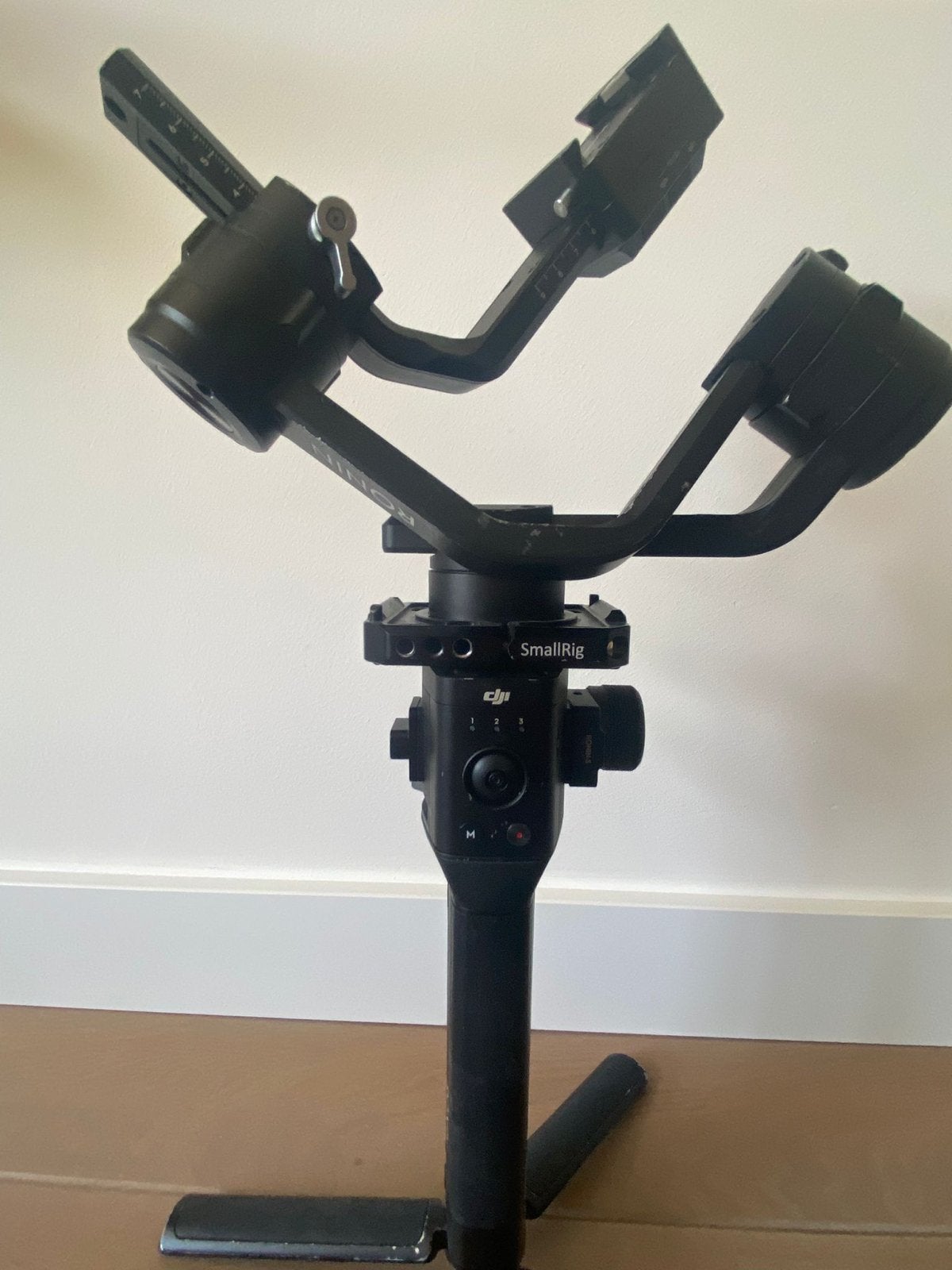 DJI Ronin-S met SmallRig accessoires, Ophalen of Verzenden, Gebruikt, Driepoot, Met balhoofd