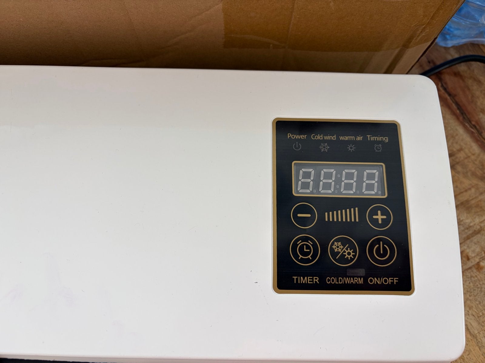 Elektrische wandverwarming met afstandsbediening, Koelen en Ontvochtigen, Verzenden, Nieuw, 3 snelheden of meer
