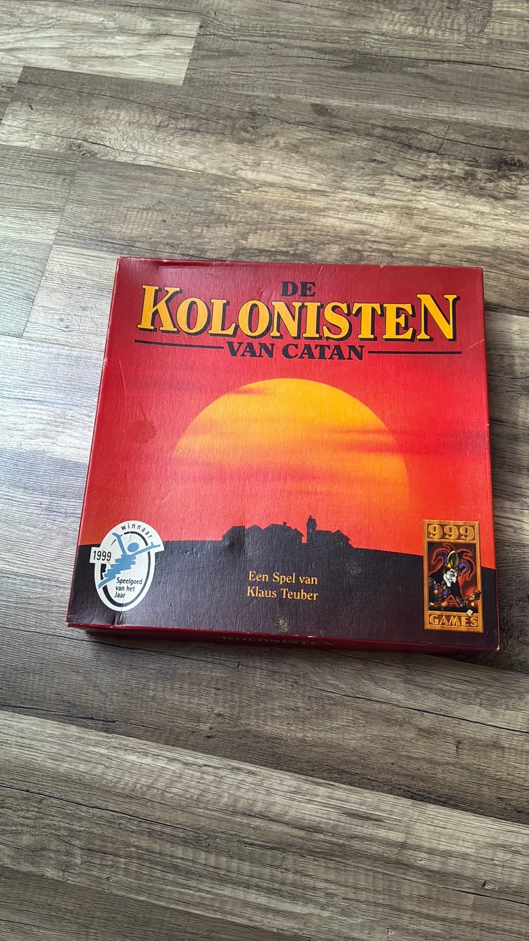 De Kolonisten van Catan (dunne doos), Hobby en Vrije tijd, Gezelschapsspellen | Bordspellen, Ophalen of Verzenden, Zo goed als nieuw