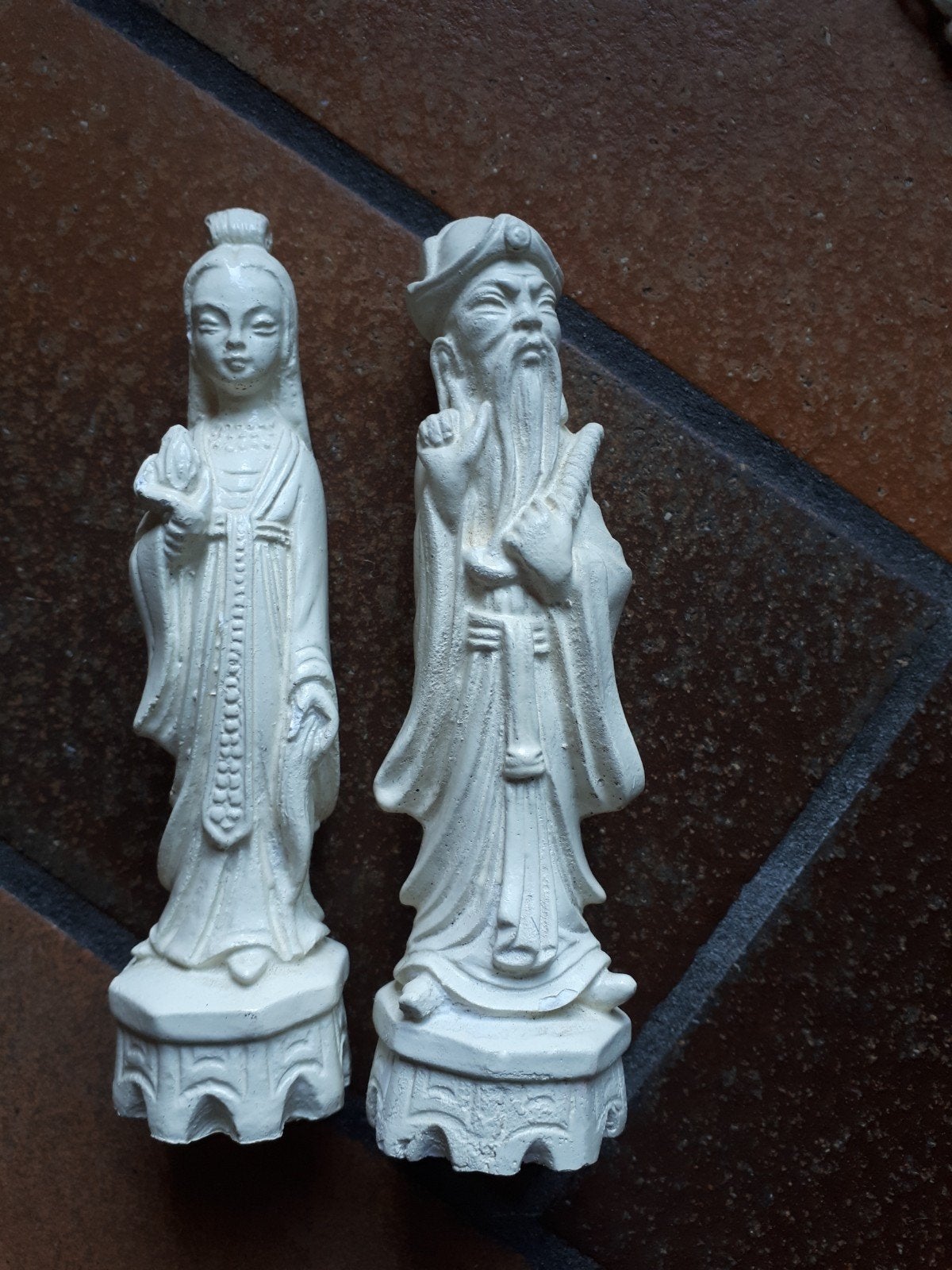 Oosterse kleine beeldjes of schaakstukken, Antiek en Kunst, Ophalen of Verzenden