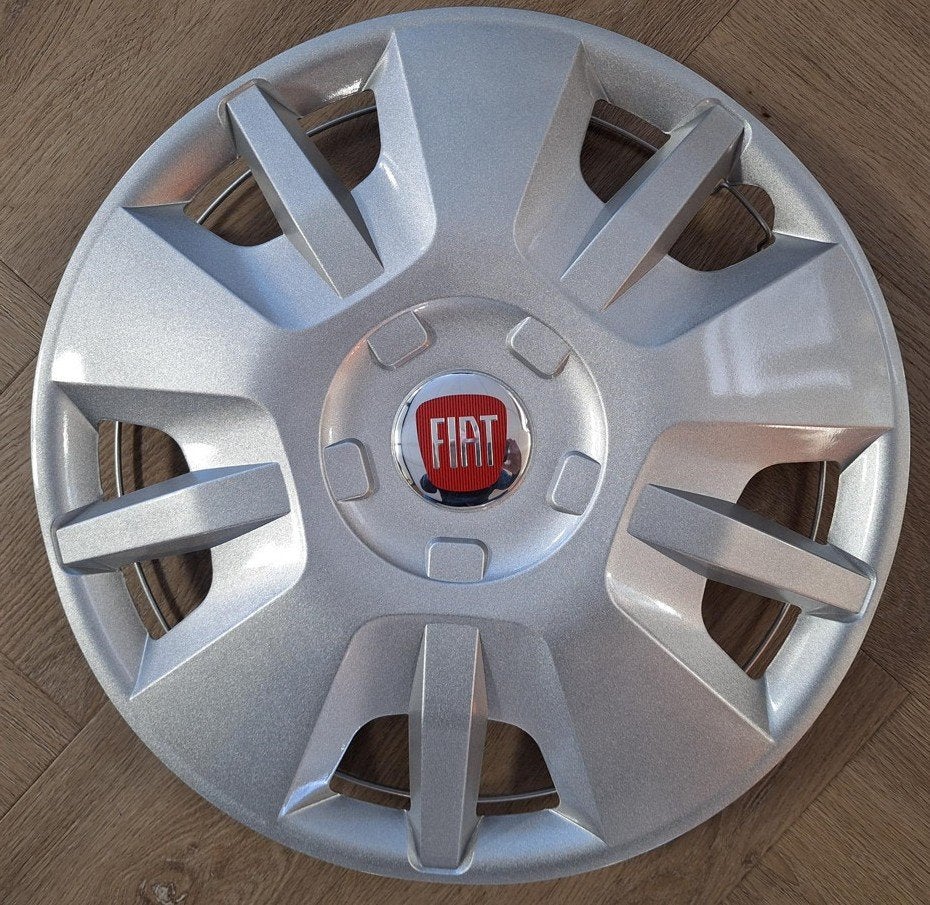 Wieldoppen Fiat Ducato Rood 15 inch new (set van 4 stuks), Ophalen of Verzenden, Nieuw