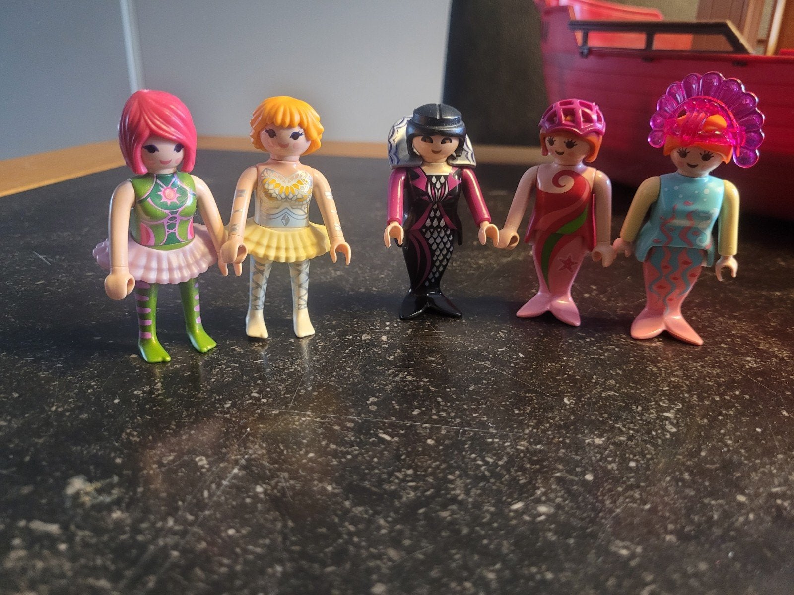Playmobil Zeemeerminnen en Ballerina Figuren Set, Ophalen of Verzenden, Gebruikt, Meisje