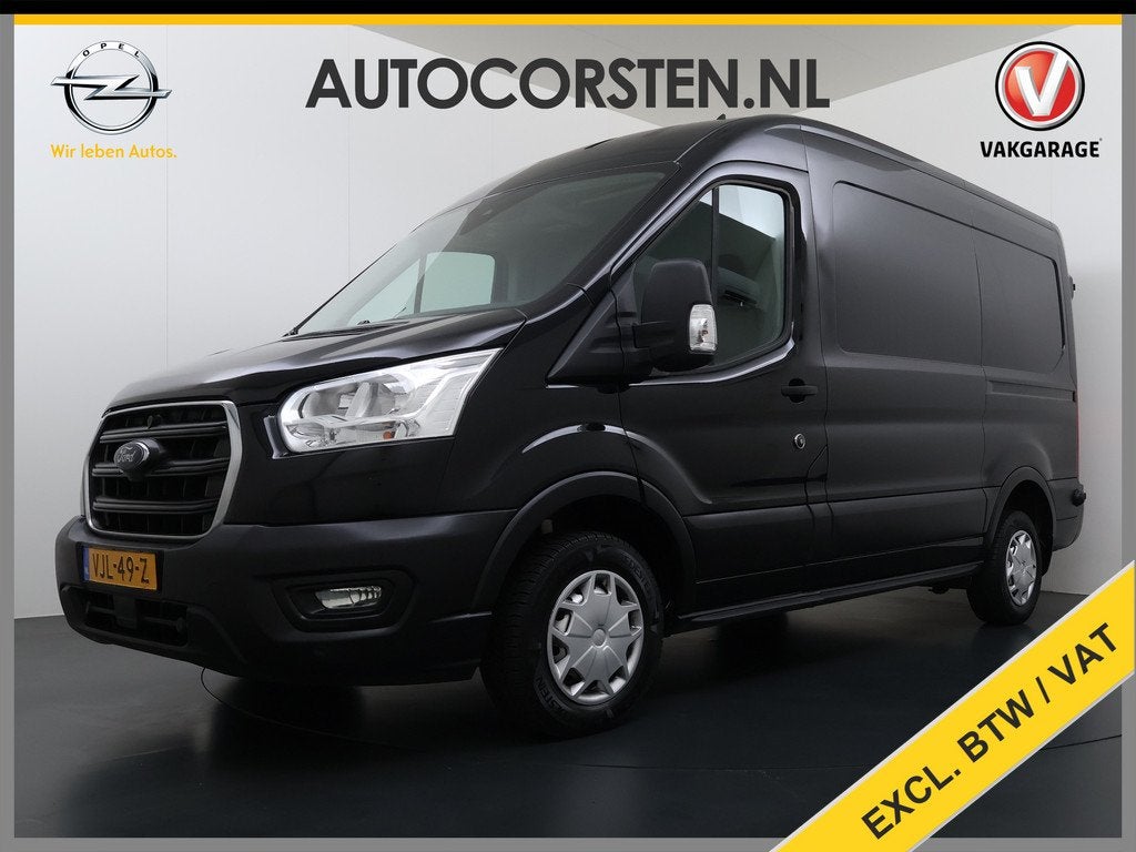 Ford Transit 310 2.0TDCI 130PK L2H2 3-Persoons Navi* Camera, Voorwielaandrijving, 4 cilinders, USB, Zwart