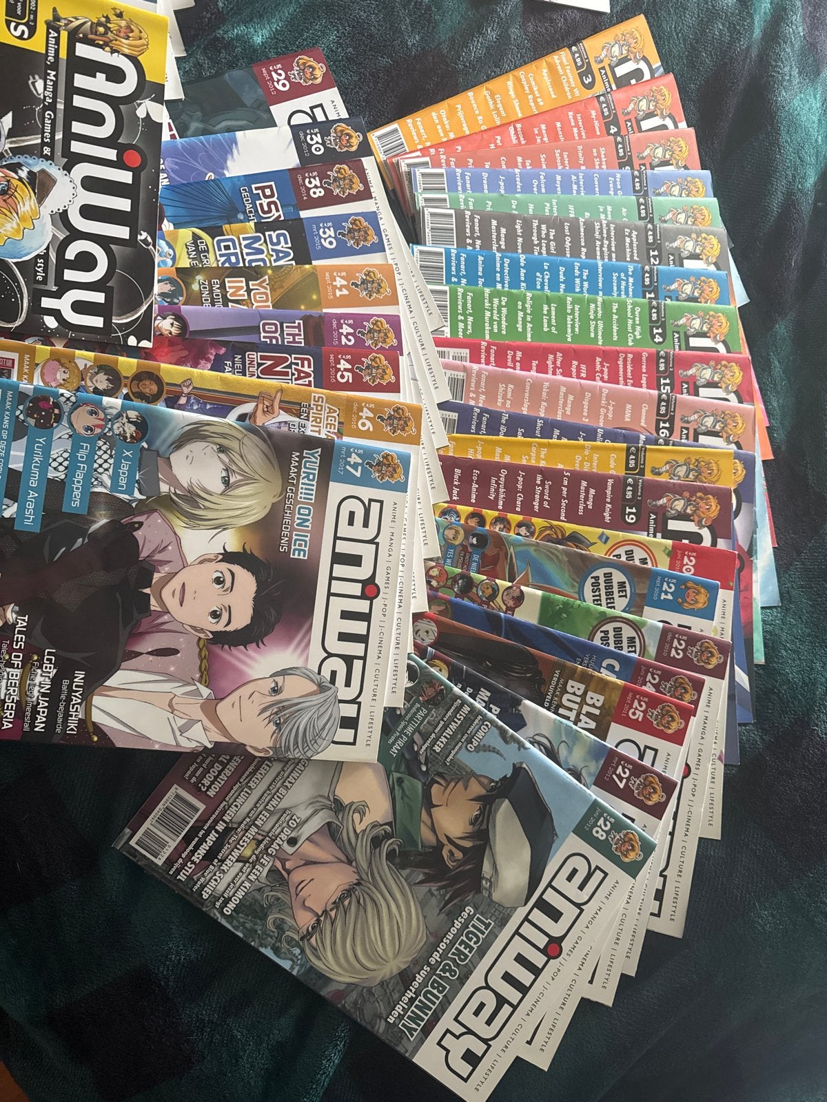 Aniway magazines met poster, Ophalen of Verzenden, Gelezen, Overige typen