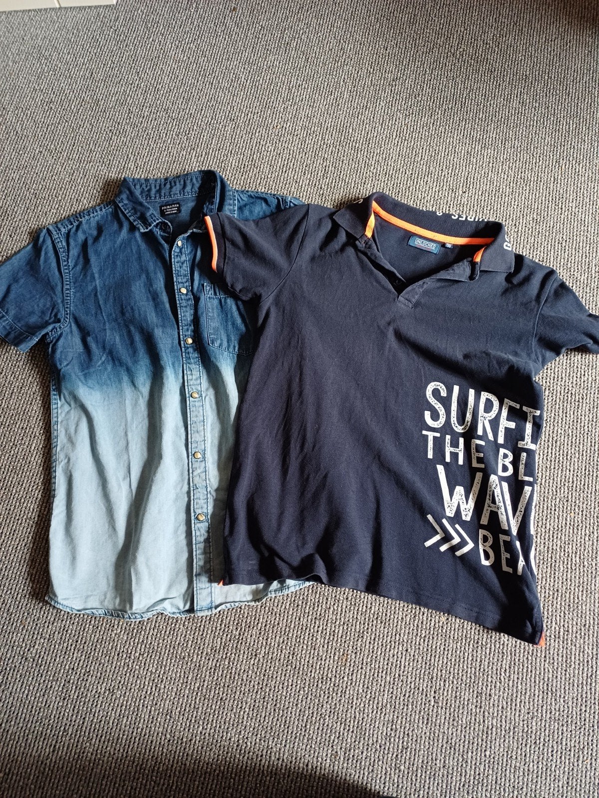 jongens bloes en poloshirt maat 164, Ophalen of Verzenden, Zo goed als nieuw, Jongen, Shirt of Longsleeve