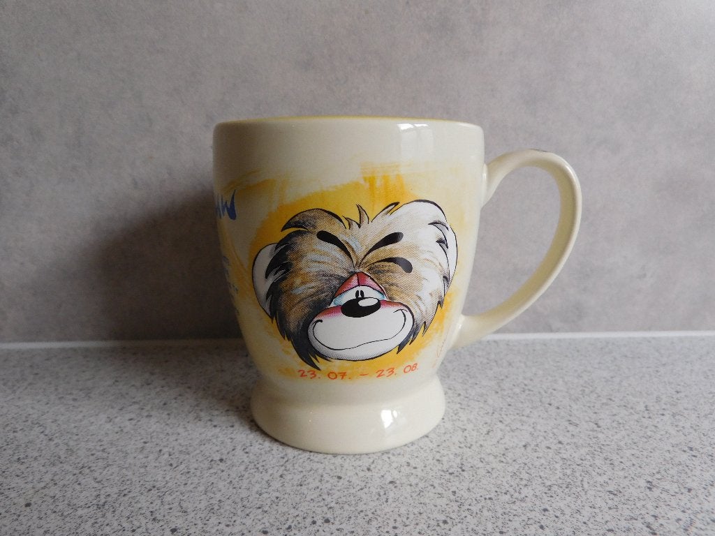 Mok 9,5x8,5 cm. Sterrenbeeld Leeuw Diddl, Ophalen of Verzenden, Zo goed als nieuw, Overige stijlen, Kop(pen) en/of Schotel(s)