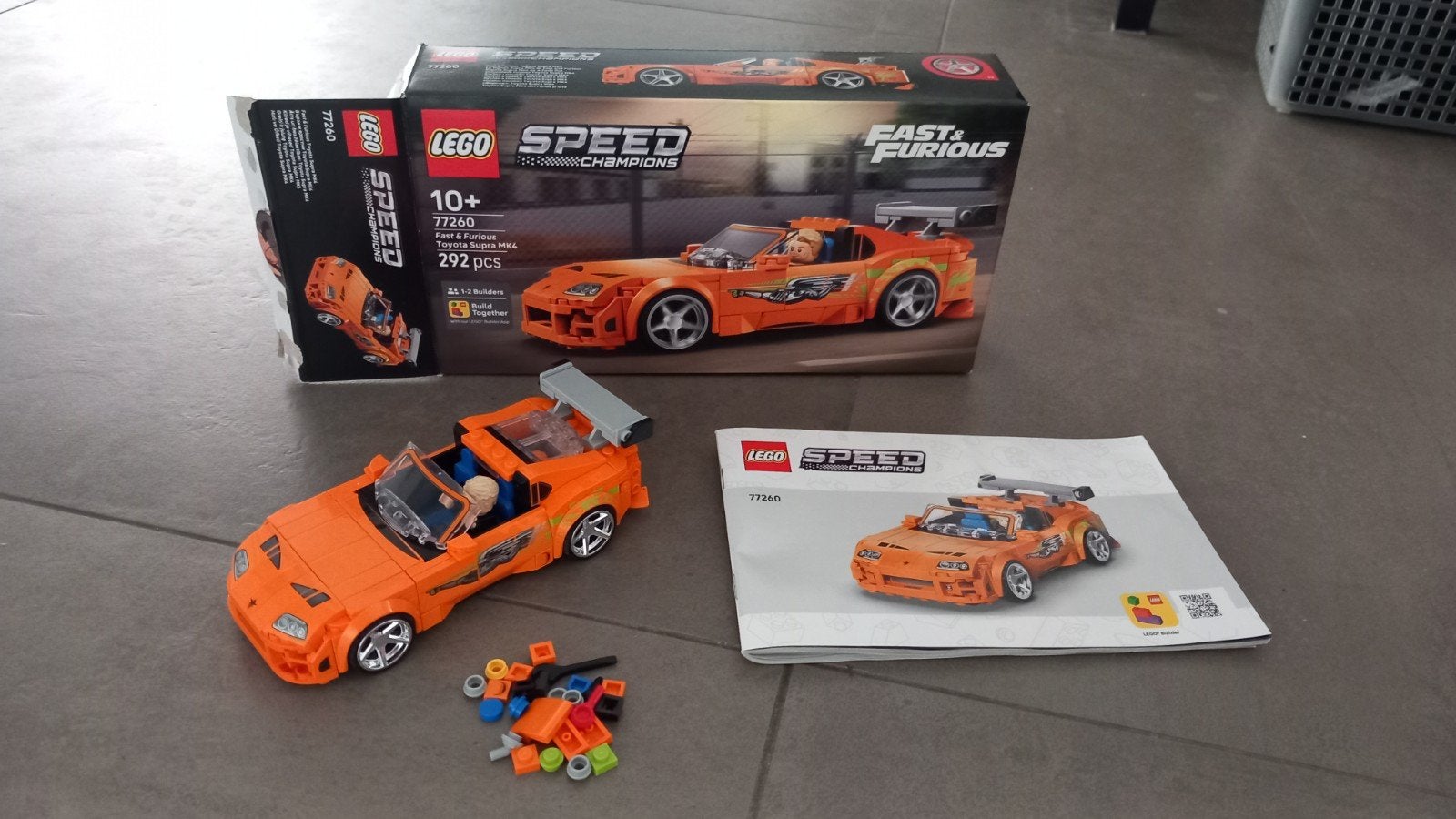 Lego Speed Champions Fast & Furious 77260, Lego, Zo goed als nieuw, Inclusief instructies, Speed Champions