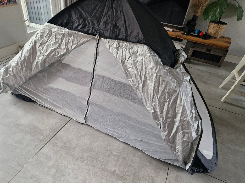 Deryan pop-up klamboe tent, Caravans en Kamperen, Ophalen of Verzenden, Zo goed als nieuw, Tot en met 2