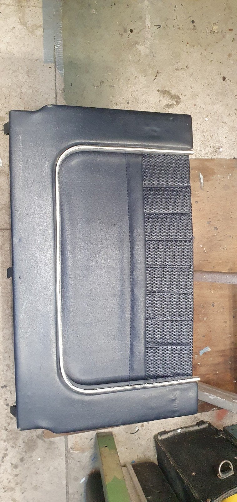 Bmw 2000cs autostoel - blauwe rugleuning/zitting, Ophalen of Verzenden, Gebruikt, Universele onderdelen
