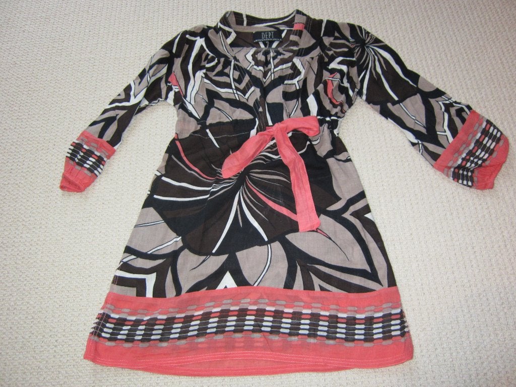 tuniek van dept, roze/bruin/ zwart, maat xs, Zwart, Ophalen of Verzenden, Zo goed als nieuw, Maat 34 (XS) of kleiner